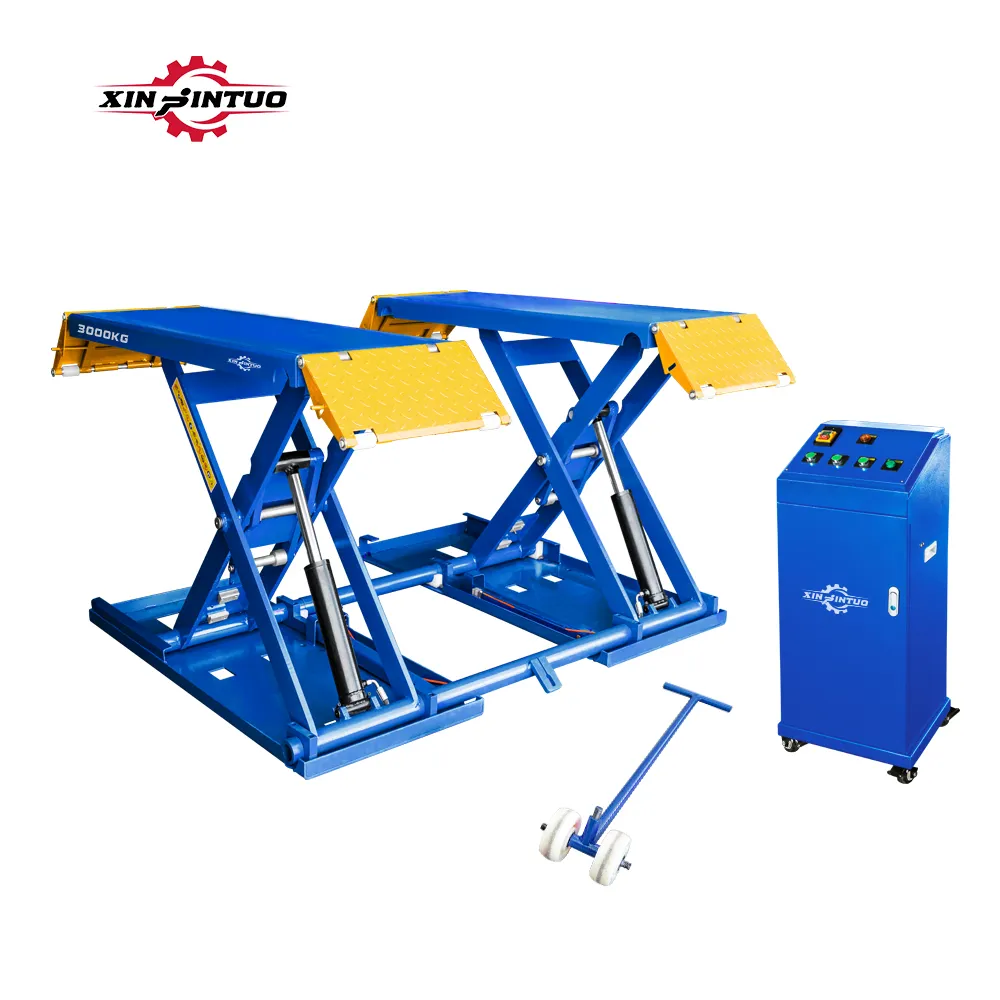 Xinjintuo Vehicle equipments for garage Mid Rise hydraulic small electric auto scissor car lift