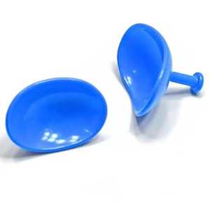 Protector de Ojos Corneal, Juego de 2 Piezas, Acero Inoxidable, Reutilizable, Protectores Láser Manuales, Certificación CE, Oftálmico, Cosmético, Quirúrgico - Product Image 1