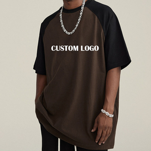 Custom Breathable Men's T <b>Shirt</b> Heavyweight <b>100</b>% Cotton Drop Shoulder Oversized Raglan Sleeve T <b>Shirt</b> Custom MadeT <b>Shirt</b> - Product Image 3