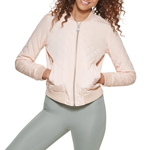 Style de vol de haute qualité coupe ajustée coupe-vent doux rembourré femme veste pour un usage quotidien Logo personnalisé et taille en vrac en gros - Product Image 5