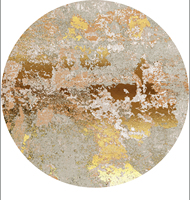 GOLDENMOON RUG Quadratischer Baumwoll-Zebra Wilton Loop Pile Moderner Geometrischer Türkischer Teppich Ariana Waschbar Wendbar Flachflorig Handgefertigt