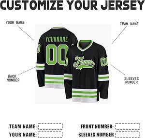 Maillot de hockey sur glace personnalisé pour hommes 2025 – Respirant, manches longues, uniforme sportif à séchage rapide, sublimation, tenue d'équipe de haute qualité - Product Image 3