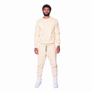 Sweat-shirt de grande taille uni avec logo imprimé pour hommes 100% coton Sweat-shirt à col rond personnalisé pour hommes - Product Image 1