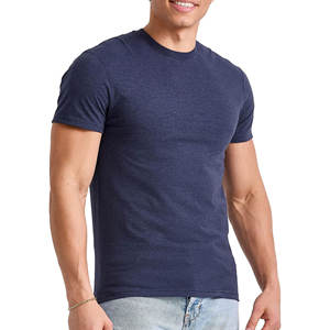 Camisetas lisas de algodón 100% amigables con la piel para hombres Camiseta con logotipo impreso OEM ODM de alta calidad - Product Image 1