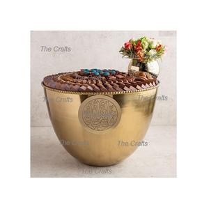 Bol de chocolats de couleur bleu et or de fer de qualité exclusive pour l'utilisation de hotelware à la maison - Product Image 5