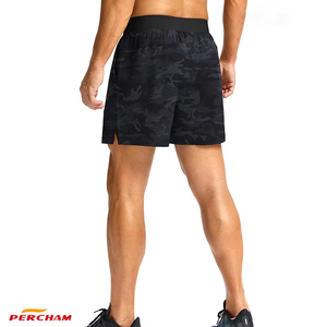 Shorts pour hommes 2026, style urbain, écologiques, 100 % polyester, taille mi-haute, fermeture élastique et tissu en toile - Product Image 4