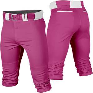 กางเกงเบสบอลของทีมออกแบบได้ตามต้องการกางเกงเบสบอลที่มีการระเหิดน้ำหนักเบากางเกงกีฬาเยาวชนผู้ชายกางเกงกีฬาซอฟท์บอล - Product Image 1