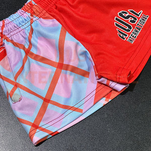 Shorts de rugby dernier cri, impression par sublimation, shorts de football, vêtements de sport, shorts de football pour hommes, respirants, prix bas - Product Image 4