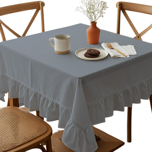 Nappe carrée anthracite 100x100cm en tissu de coton tissé par Ranforce pour la restauration, les hôtels et les fêtes - Product Image 1