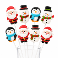 Bonbons Gommes Guimauves de Noël Père Noël en Gros OEM/ODM pour Producteurs, Certifiés BRC, Sucrés, Colorés, Fruités, Thème Dessin Animé