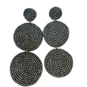 Pendientes de Lujo con Cuentas Geométricas, Diseño Elegante, Estilo Bohemia, Multicolor, Circulares, Joyería Moderna para Bodas y Fiestas - Product Image 6