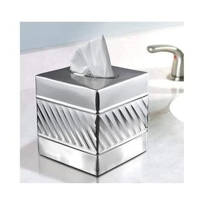 ที่ใส่กระดาษทิชชู่โลหะสีทองมีสไตล์สำหรับตกแต่งโต๊ะในห้องน้ำที่บ้านโรงแรม - Product Image 4