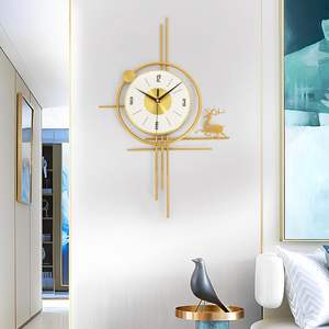Reloj de pared de Metal de diseño de mariposa para granja, reloj de pared con marco de Metal Multicolor para decoración del hogar grande para regalos de boda - Product Image 3