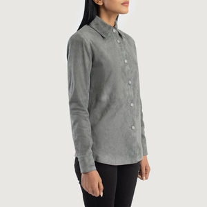 Veste en cuir pour femmes tendance en cuir souple Vêtements d'extérieur de qualité supérieure Logo personnalisé Parfait pour les marques de distributeur - Product Image 2