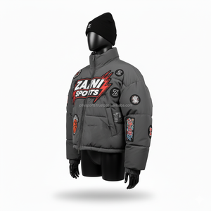 Women Stylish Puffer Jacket Lightweight Ripstop Fabric Windproof <b>Thermal</b> Filling CustomLogo Embroidery Printing Jacket for women - Product Image 4