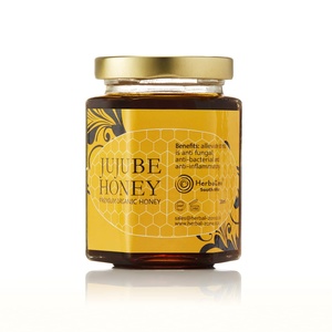 Miel de jujube naturel pur en pot de verre turc, miel d'abeille en vente - Product Image 6