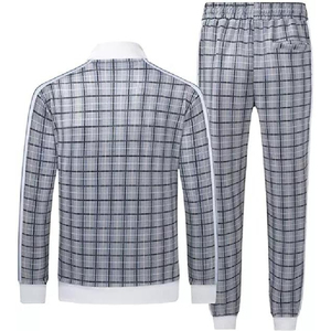 ชุดวอร์ม2ชิ้นสำหรับผู้ชายชุดวิ่งจ๊อกกิ้งผ้าสักหลาดออกแบบได้ตามต้องการดีไซน์แฟชั่นล่าสุด - Product Image 2