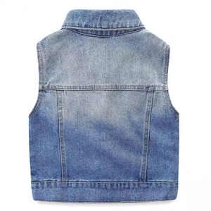 Venta superior de alta calidad hecho hombres Jeans chaleco transpirable mejor estilo ligero de moda bajo Moq Jeans chaleco masculino Jeans chaleco niños - Product Image 2