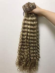 Cuticle Aligned Vietnamese Human Hair 100% Remy Seamless Clip-in Hair Extension Double Drawn high quality - Product Image 4