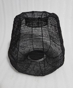 Fabriqué à la main en métal fer cône bougeoir lanternes cinq tailles différentes support de revêtement en poudre noire pour la décoration intérieure de noël - Product Image 3