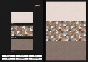 Carreaux de revêtement mural mat 300x600 Cuisine Salle de bain Mur Carreaux de porcelaine en céramique - Product Image 2