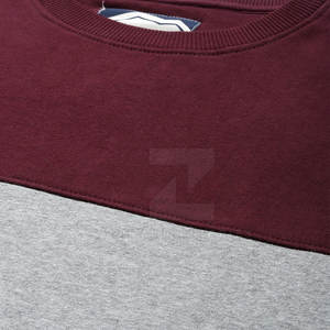 ชุดกีฬาแบบสวมหัวของผู้ชายสีทึบเสื้อกันหนาวผ้าฝ้ายบุขนแกะ100% อบอุ่นลำลองปรับแต่งโลโก้ได้ตามต้องการ - Product Image 6