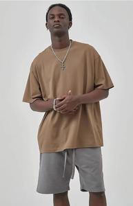 2025 nouveau t-shirt personnalisé à épaules tombantes pour hommes en gros été 100% coton Gym surdimensionné T-shirt hommes - Product Image 4