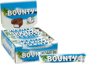 Barres chocolatées fourrées à la noix de coco Bountyy, multipacks de 6 x 57 g, 12 paquets par carton, pour supermarchés, format familial, vente en gros - Product Image 4