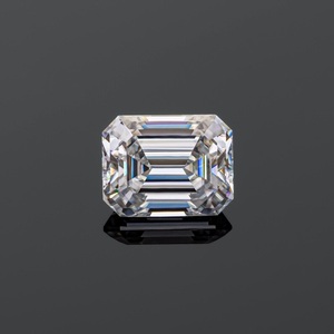 Par de Diamantes de Laboratorio con Corte Esmeralda de 0.20 TCW, Claridad D VS, Diamantes CVD Sueltos Creados en Laboratorio para Pendientes de Boda, Regalo de Aniversario - Product Image 3