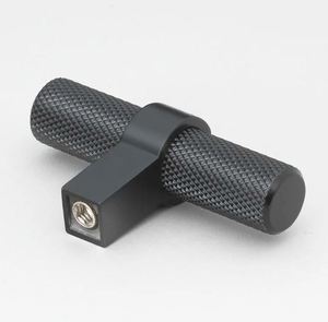 Tirador de cajón de acero negro mate para el hogar, cocina, muebles de oficina, herrajes, puerta, cajón, armario, manija de armario 2024 - Product Image 1