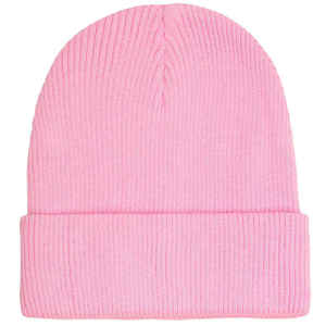 Bonnets d'hiver pour adultes en rose, vente chaude, prix de gros |   Service OEM |   Bonnets en tricot de style streetwear - Product Image 1