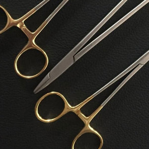 Juego de porta agujas manuales Tipos surtidos Instrumentos quirúrgicos de acero inoxidable alemán Premium Autoclavable Reutilizable - Product Image 3