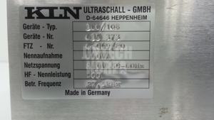 8804) [มือสอง] KLN ULTRASCHALL-GMBH 380/108 (ประเภทเครื่อง): 350/103 - Product Image 5