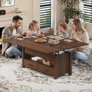 Height Adjustable U-Shaped Executive <b>Standing</b> <b>Desk</b> 112" Engineered Wood <b>DESK</b>-0107 - Product Image 2