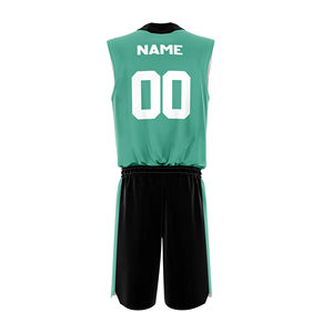 Nouveaux vêtements de sport personnalisés, uniformes de basket-ball imprimés pour équipe, prix bas, haute qualité, 100% polyester, uniforme de basket-ball OEM - Product Image 2