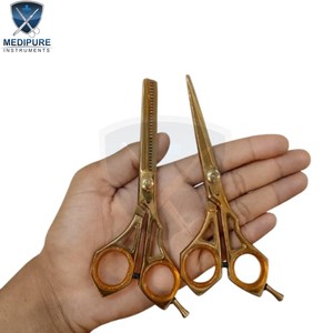 Ensemble de ciseaux à cheveux de qualité supérieure, ciseaux de barbier professionnels, bord tranchant, instruments de beauté pour coiffeur, ensemble de ciseaux à effiler - Product Image 5