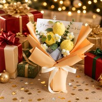 Solution Cadeau Floral Festif - Bouquet au Crochet Fait Main pour Pâques et la Saint-Valentin - Fournisseur de Solutions pour Marques d'Événements Festifs