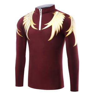 เสื้อยืดแขนยาวทรงปกติสำหรับผู้ชายและผู้หญิง คุณภาพสูง พิมพ์ลาย ปักลาย ผ้าซาตินคอตตอน 100% แห้งเร็ว ขายส่ง - Product Image 3