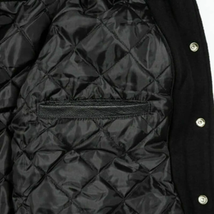 High Quality Custom Men's Baseball <b>Jacket</b> Street Wear Logo Patch <b>Trucker</b> Letterman Varsity Leather <b>Jacket</b> - Product Image 2