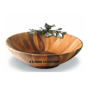 Conception de pomme fantaisie en métal de haute qualité et article de vaisselle de bol décoratif personnalisé de nouvelle forme de style pour un usage domestique - Product Image 6