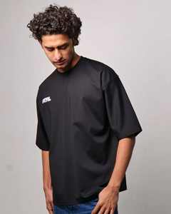 T-shirt à manches courtes et col rond personnalisé de haute qualité avec logo brodé, tissu en coton Pima péruvien tricoté, impression pour hommes et femmes - Product Image 3