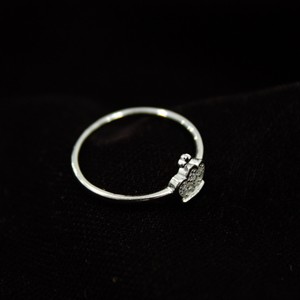 925 Sterling Silver Minimalist Prong Set Cubic Zirconia <b>Thin</b> Band <b>Ring</b> Lightweight Fine Jewelry - Product Image 3