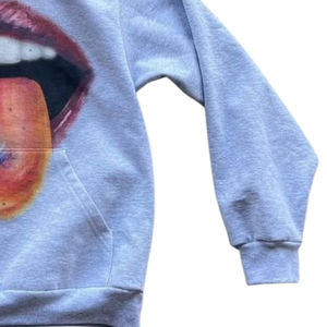 Sweat à capuche 100% coton avec logo personnalisé pour hommes sweat à capuche sérigraphié d'hiver à motif solide et lourd - Product Image 5