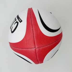 Pelota de rugby personalizada de primera calidad, totalmente cosida con agarre de larga duración y súper vejiga para uso profesional - Product Image 6