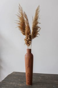 Vase de table en bois de style moderne, artisanat décoratif écologique fait à la main pour la décoration intérieure - Product Image 5