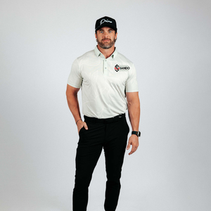 Hommes personnalisés de haute qualité pour polos chemises de golf en jersey blanc à séchage rapide conception courte à impression complète - Product Image 6