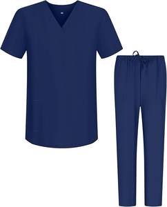 Conjuntos de uniformes médicos asequibles Ropa de trabajo para enfermeras Venta directa de fábrica Uniformes sanitarios unisex - Product Image 1