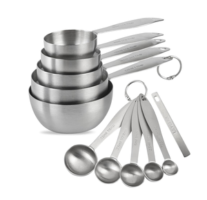 Cuchara medidora de acero inoxidable al por mayor Juego de cucharas medidoras de café Utensilios de cocina a precios asequibles - Product Image 3