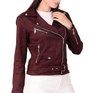 Veste en cuir classique, nouveau design, vestes en cuir pour femmes à prix raisonnable, veste en cuir de haute qualité pour femmes en vente - Product Image 1