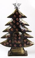 Sapin de Noël artificiel moderne et écologique en palmier, base métallique suspendue, sans lumières, décoration intérieure pour salons, hôtels, restaurants